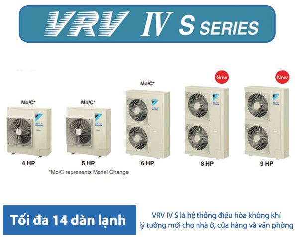 Điều hòa trung tâm cho căn hộ VRV IV S Series
