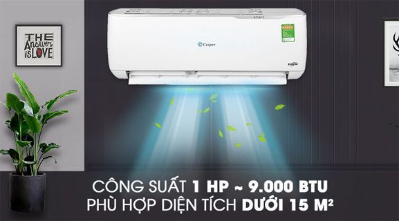 điều hòa casper 9000 1 chiều inverter 1