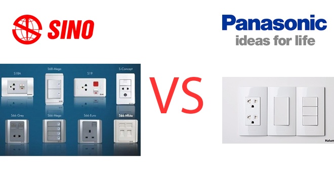 So sánh ổ cắm sino và panasonic nên dùng loại nào?