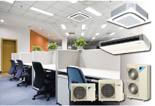 Điều hòa trung tâm cho văn phòng làm việc