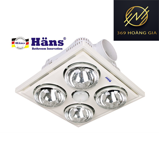 Đèn sưởi hans 4 bóng âm trần