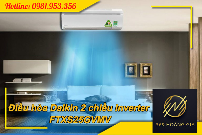Điều hòa Daikin 2 chiều Inverter FTXS25GVMV-9000BTU