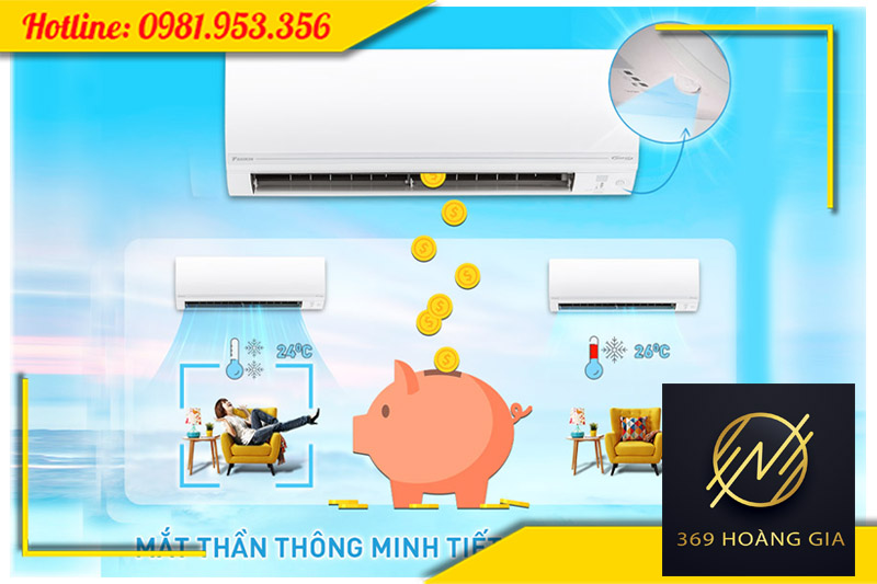 Điều hòa Daikin dân dụng (treo tường) tiết kiện không gian chi phí