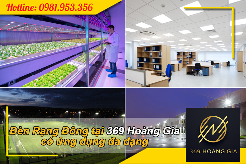 Ứng dụng thực tế của đèn chiếu sáng Rạng Đông