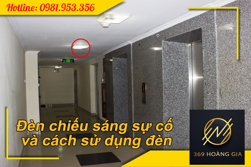 Cách sử dụng đèn chiếu sáng sự cố