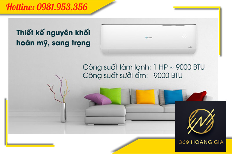 Điều hòa Casper có thiết kế ấn tượng