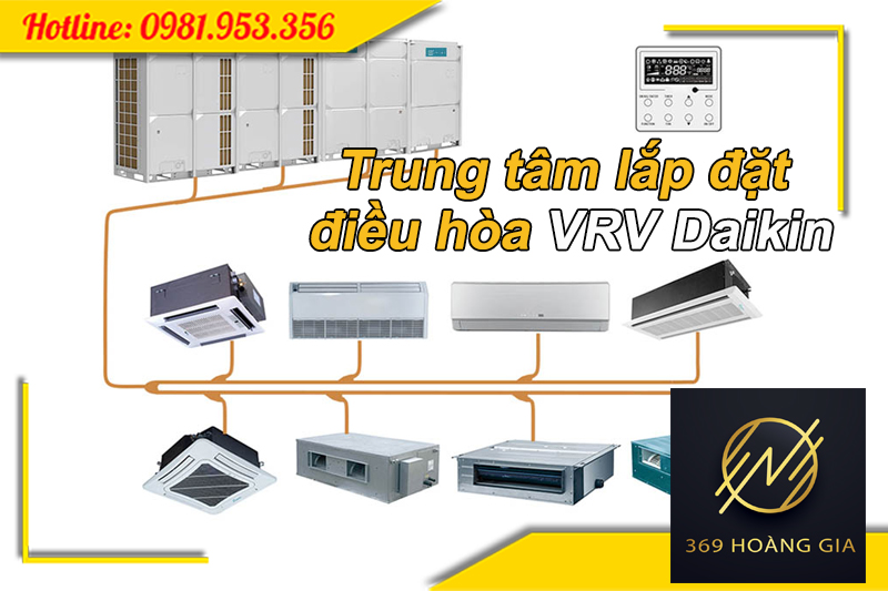 lắp đặt điều hòa VRV Daikin tại Hà Nội