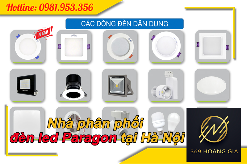 Nhà phân phối đèn led Paragon tại Hà Nội