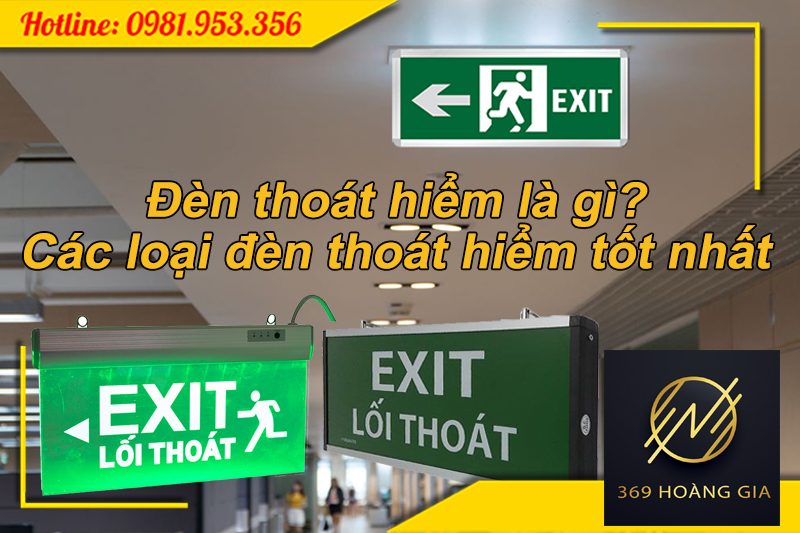 Các loại đèn thoát hiểm