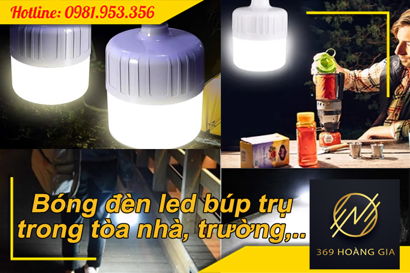Ứng dụng lặp đặt của bóng đèn led búp trụ