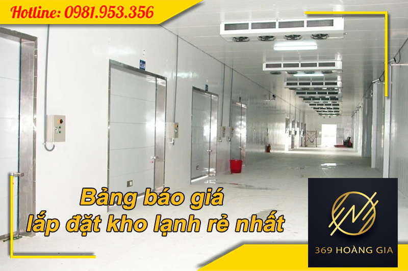 bảng báo giá lắp đặt kho lạnh