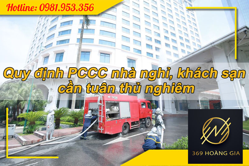 Quy định PCCC đối với nhà nghỉ khách sạn