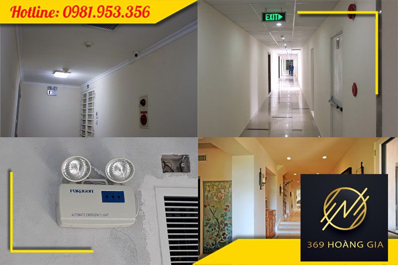 vị trí lắp đen chiếu sáng sự cố thích hợp