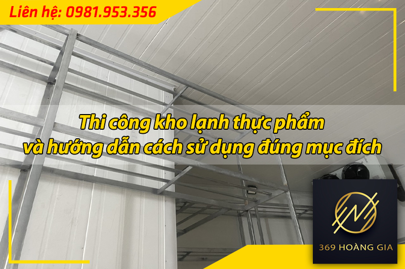 thi công kho lạnh thực phẩm