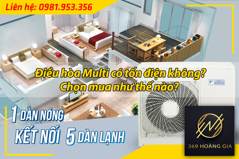 điều hòa multi có tốn điện không
