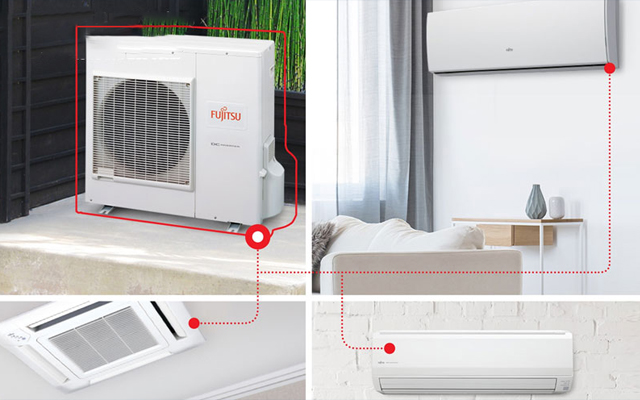 điều hòa multi fujitsu