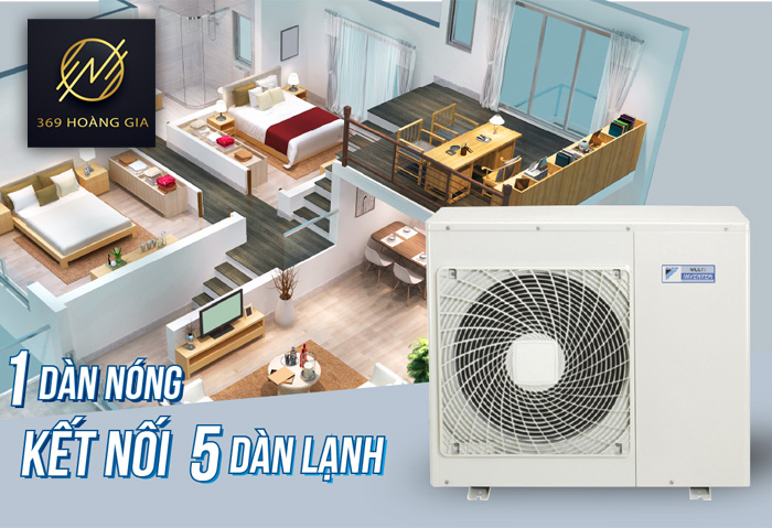 điều hòa trung tâm vrv hay multi cho hộ gia đình 1