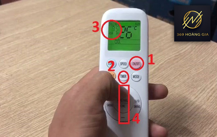 cách hẹn giờ trên điều hòa casper 3