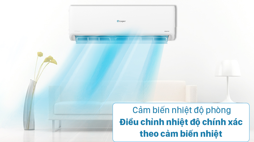 điều hòa casper 1 chiều inverter 12000btu gc-12is32 3