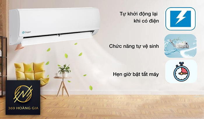 điều hòa casper có mấy loại 2