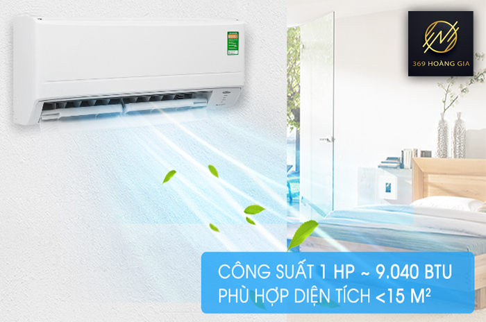 điều hòa 9000btu lắp cho phòng bao nhiêu m2 1