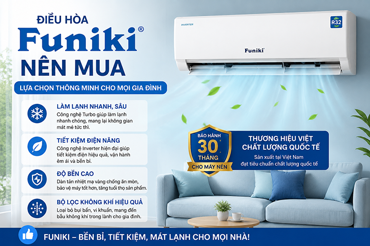 điều hòa funiki nên mua