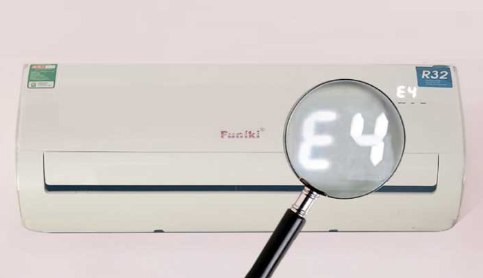lỗi e4 điều hoà funiki 1