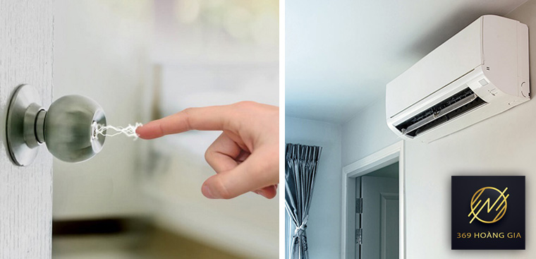 hiện tượng tĩnh điện khi dùng điều hòa đắp chăn lông 2