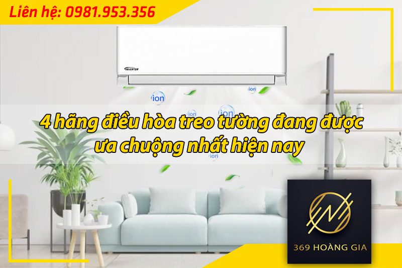 4 hãng điều hòa treo tường