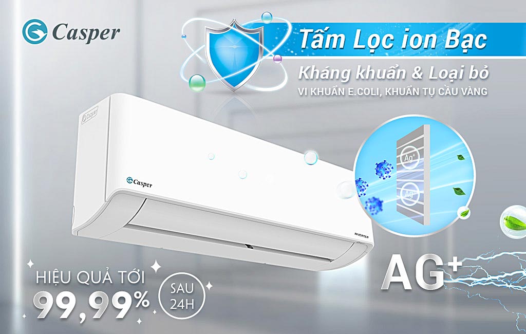 công nghệ lọc không khí nổi bật có trên điều hòa casper 4