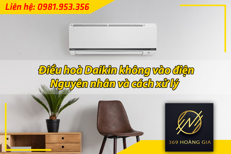 điều hòa daikin không vào điện 1