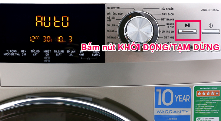 hướng dẫn sử dụng máy giặt aqua 8kg cửa ngang 3