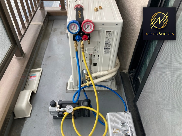quy trình nạp gas điều hòa 4