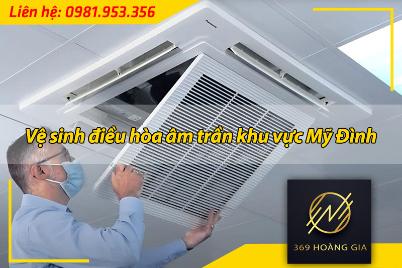 vệ sinh điều hòa âm trần
