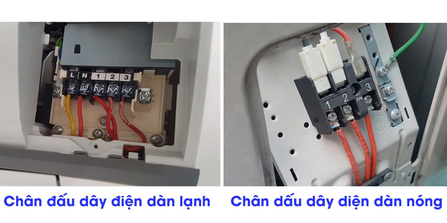 đấu dây máy lạnh aqua inverter 1