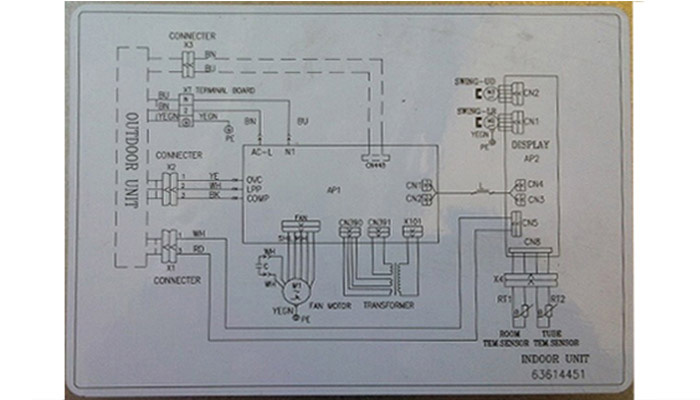 đấu dây máy lạnh aqua inverter 3