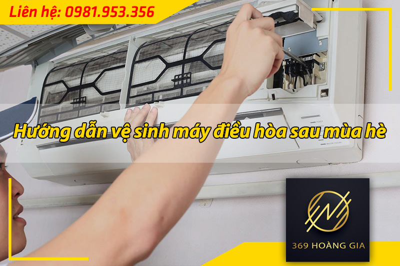 vệ sinh máy điều hòa sau mùa hè
