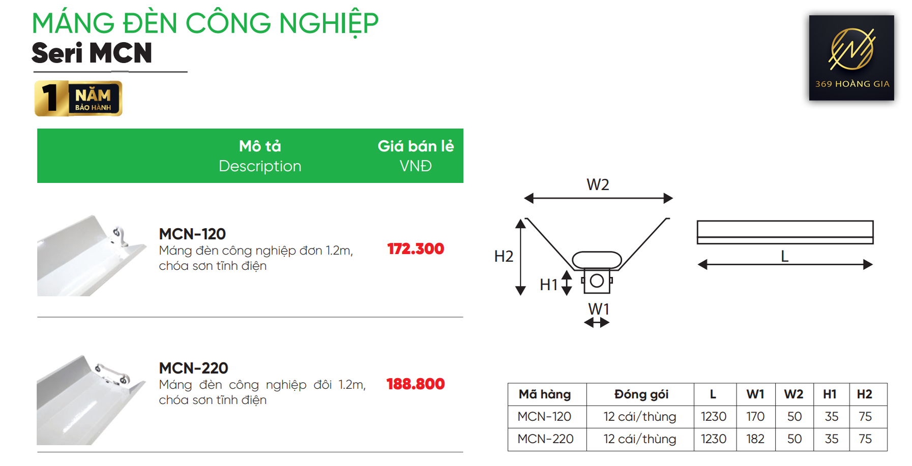 bộ máng đèn led tube mpe