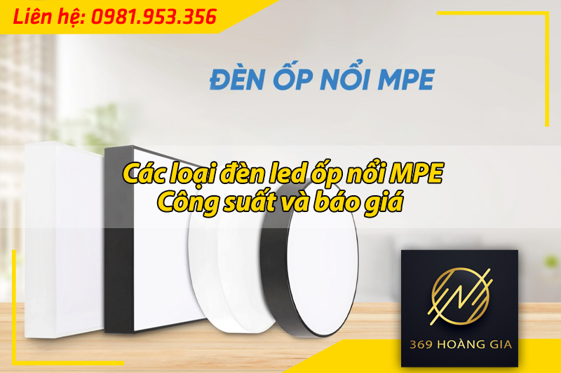đèn led ốp nổi mpe