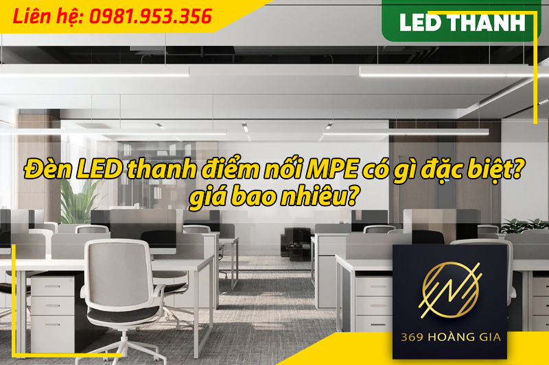 đèn led thanh điểm nối mpe