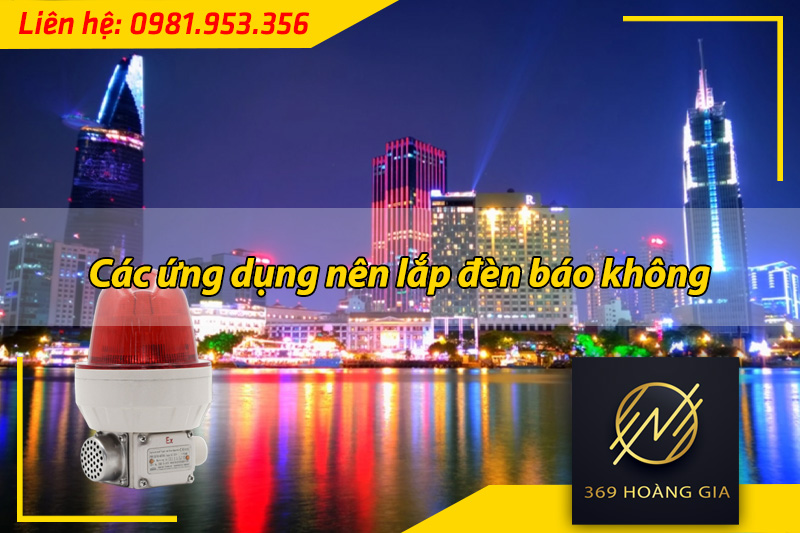 ứng dụng lắp đèn báo không
