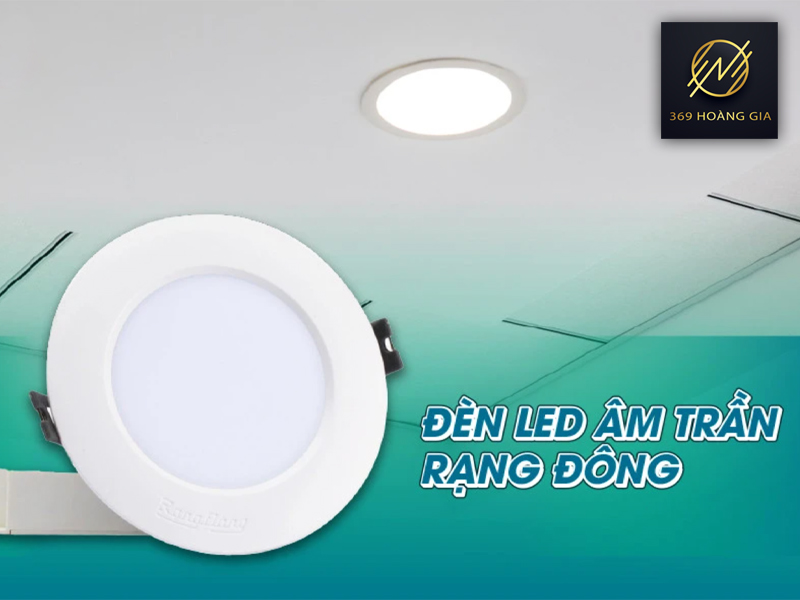đèn led âm trần rạng đông 1