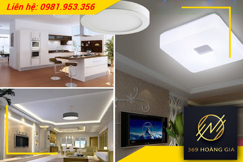Ưu điểm nổi bật của đèn led ốp trần