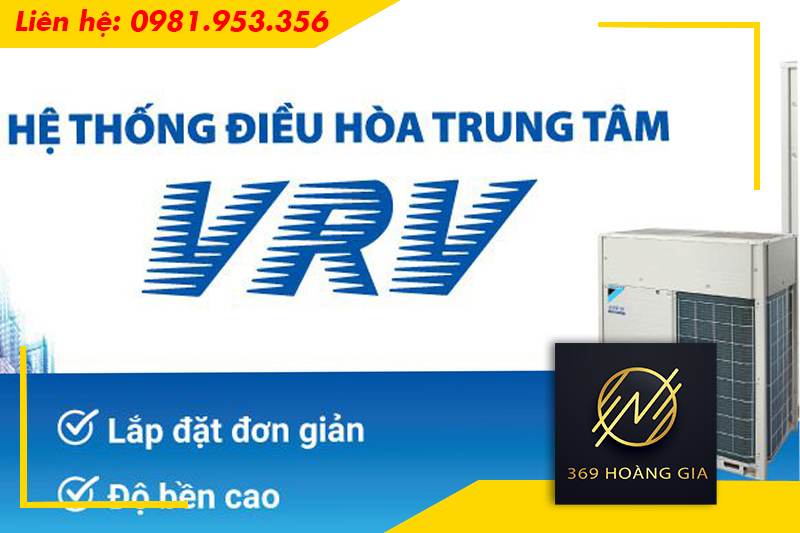 Ưu điểm của điều hòa trung tâm Daikin VRV