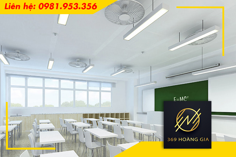 tiêu chí chọn đèn chiếu sáng lớp học