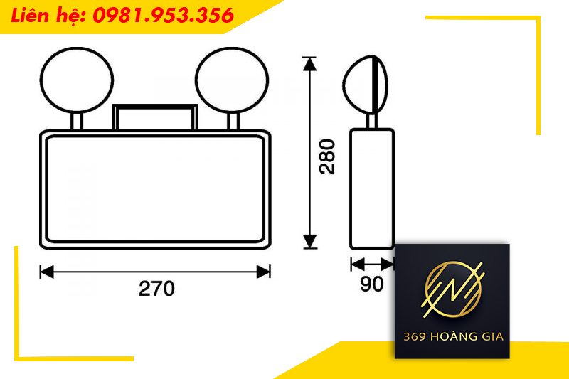 Cấu tạo đèn LED sự cố Paragon