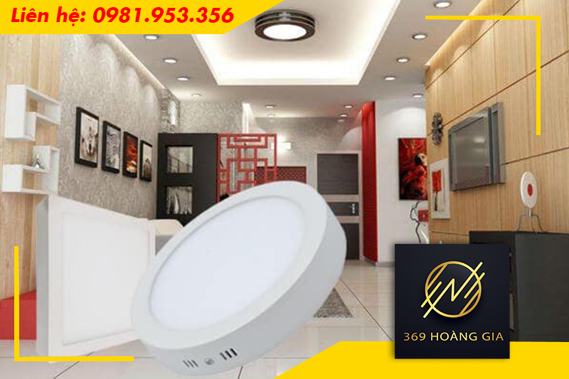 Lưu ý khi lắp đặt đèn led ốp trần cho phòng khách