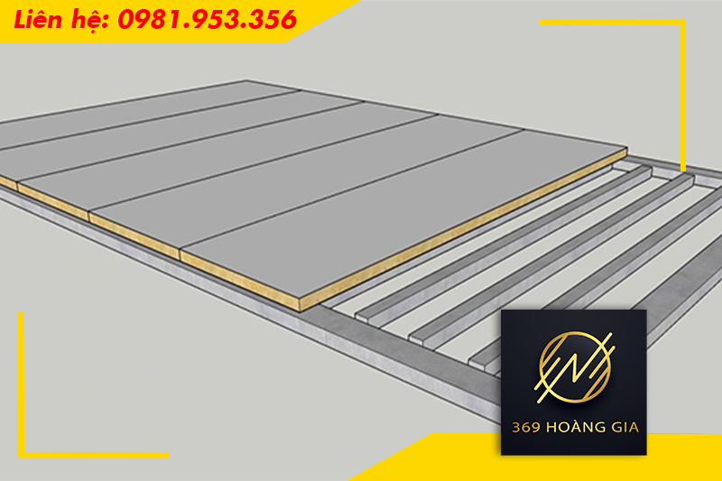Lắp đặt panel nền kho