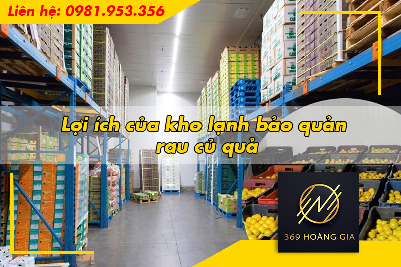 Lợi ích của kho lạnh bảo quản rau củ quả
