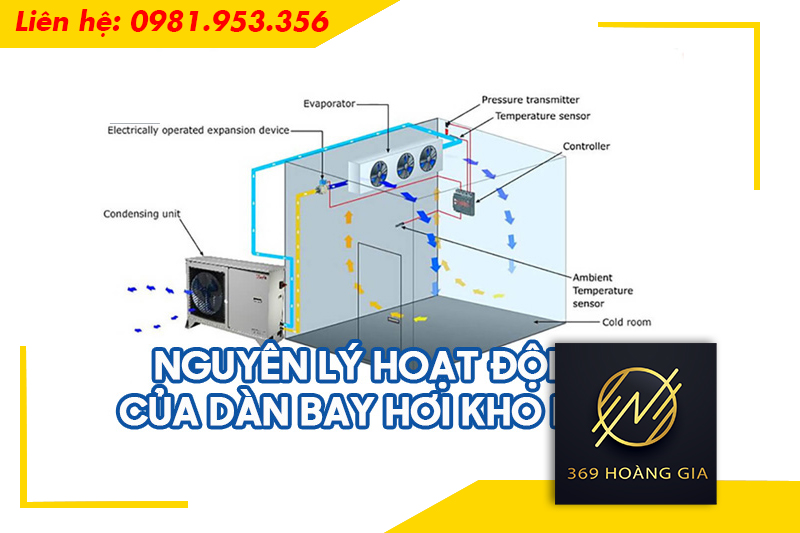 Nguyên lý hoạt động của dàn bay hơi kho lạnh